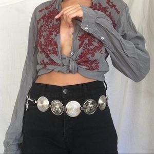 Silver Native American Belt